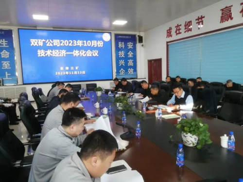 11月13日，，，，，，公司调研组到东荣三矿开展技术经济一体化